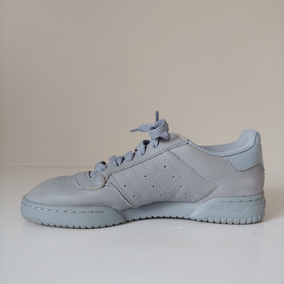 Adidas Yeezy Calabasas Powerphase Leather Sneakers Grey Size US 6.5 - Picture 6 of 16
